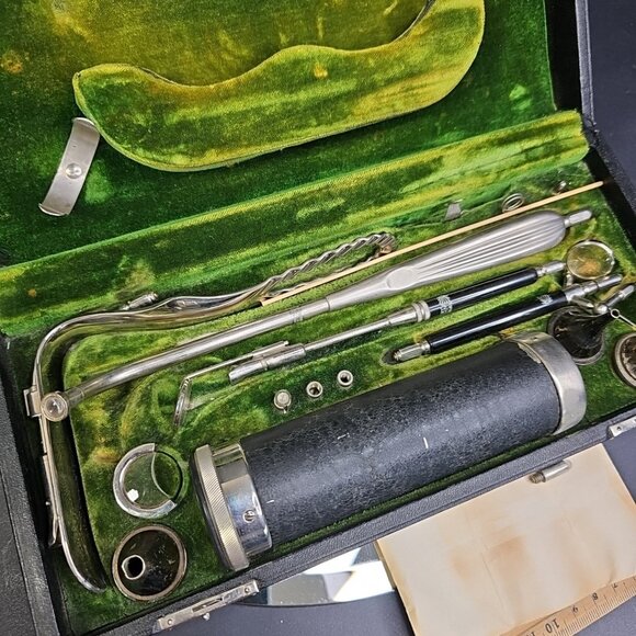 Antique Boehm Otoscope | Ear Nose & Throat Vintage Medical Rochester NY Medical - Picture 9 of 12